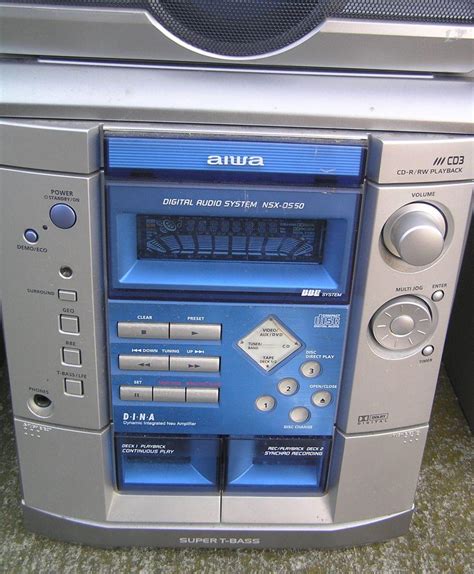 Lot Complete Aiwa Stereo System With Surround Sound