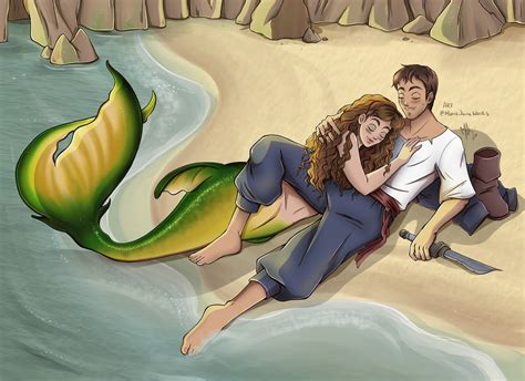 Mermaid And Pirate ~ Commission By Mariejaneworks On Deviantart