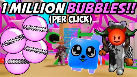 1000000 Bubbles Per Click One Of The 1st Players Ever Bubble