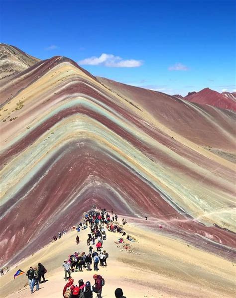 Mountain Vinicunca Rainbow Mountain Peru Virily