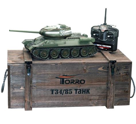 Rc Tank Russian T34 85 116 Metal Version Ir Pro Edition Torro