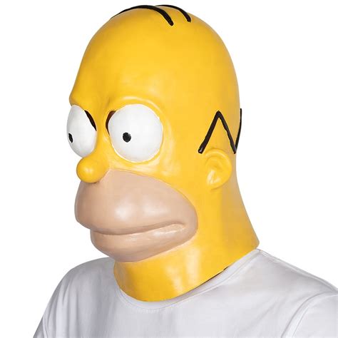 Cartoon Movie The Simpsons Homer Jay Simpson Cosplay Mask Yellow Unisex
