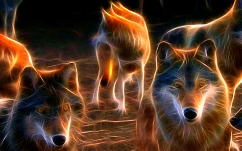 Colorful Wolf Neon Wallpapers Top Free Colorful Wolf