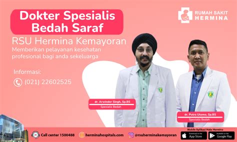Hermina Hospitals Dokter Spesialis Bedah Saraf Rsu Hermina Kemayoran