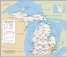Maps: Usa Map Of Michigan
