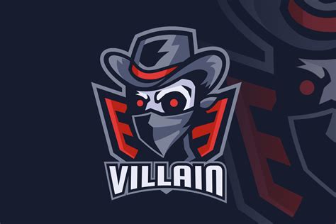 Villain Skull Bandit Mascot Logo Design Graphic By Rexcanor · Creative