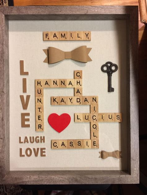Best 25 Crafts With Scrabble Tiles Ideas On Pinterest