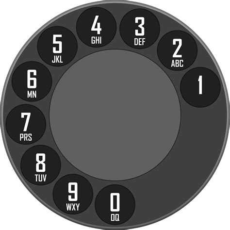 Rotary Dial Dialer Free Vector Graphic On Pixabay