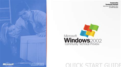 Windows 2002 Cleveland Community Technical Preview Microsoft