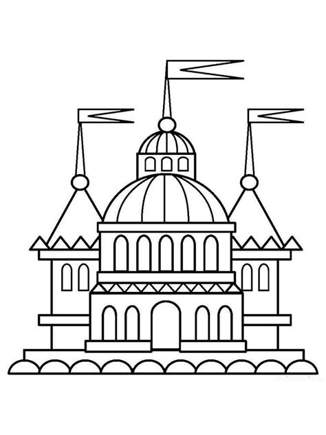 Descendants coloring page to download and coloring. Castle coloring pages. Download and print castle coloring ...