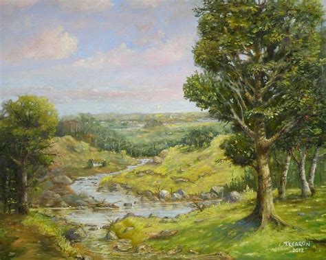 Landscape Arrangement 1 Painting By Thomas Kearon Fine Art America