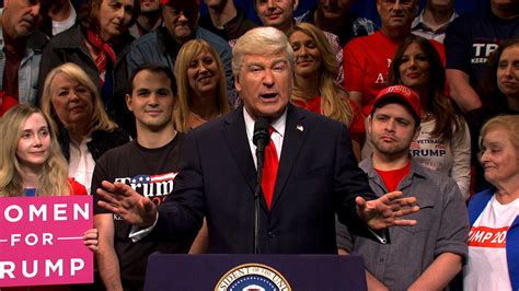 watch saturday night live highlight trump rally cold open