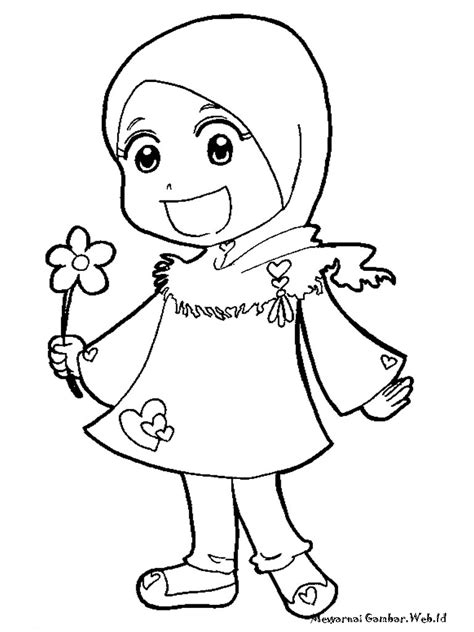 Search for paper wall wallpaper with us. Gambar Kartun Muslimah Untuk Mewarnai | Kolek Gambar