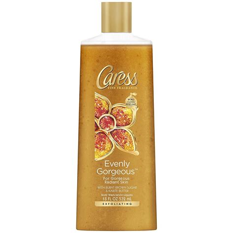 Caress Exfoliating Body Wash Evenly Gorgeous 18 Oz Pack