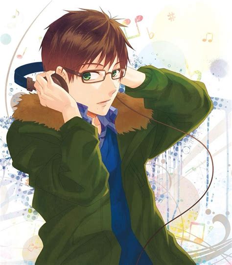 Anime Boy Listening To Music Anime