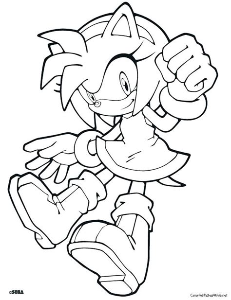 Free printable sonic the hedgehog coloring pages for kids. Sonic And Amy Coloring Pages at GetColorings.com | Free ...