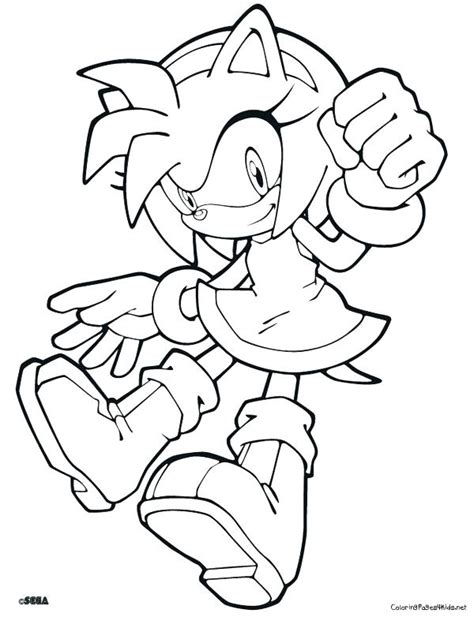 Sonic and amy coloring pages are a fun way for kids of all ages to develop creativity, focus, motor skills and color recognition. Sonic And Amy Coloring Pages at GetColorings.com | Free ...