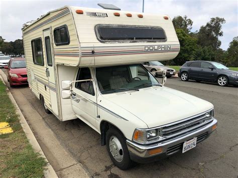 1989 Toyota Dolphin 30l V6 Auto 21ft Motorhome For Sale San Diego Ca