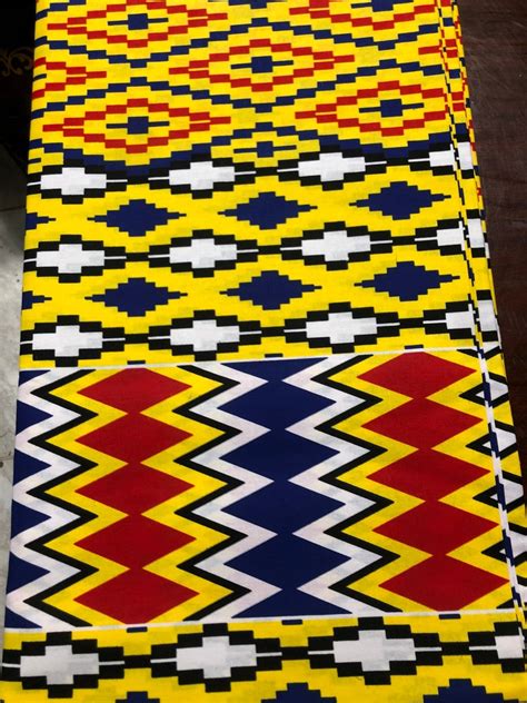 3 Yards Kente Fabric Ghana Kente Ankara Fabric African Etsy