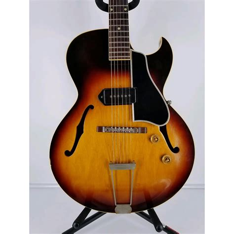 Vintage Gibson Es T Hollow Body Electric Guitar Sunburst