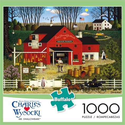 Contains a 1000 piece jigsaw puzzle. Buffalo Games - Charles Wysocki - Mr. Swallowbark - 1000 ...