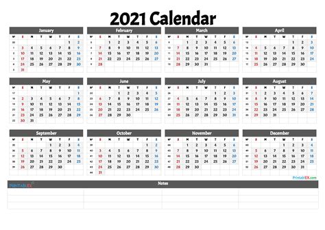 Free Printable 2021 And 2021 Calendar 2021 Printable Calendars