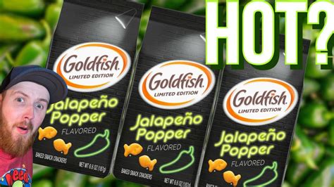 Goldfish JalapeÑo Popper Flavor Review 🐠 🫑 Youtube