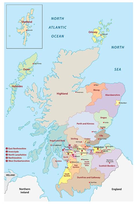 Scotland Maps And Facts Scotland Map Scotland Map