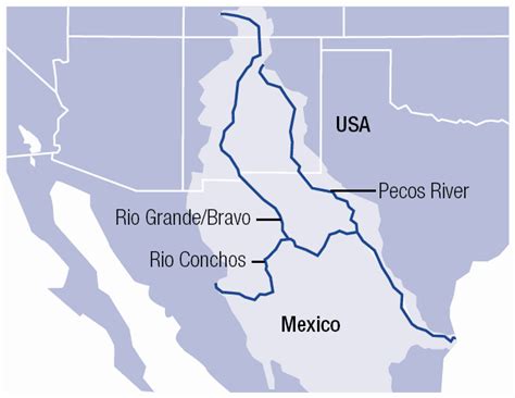 Rio Grande River Map