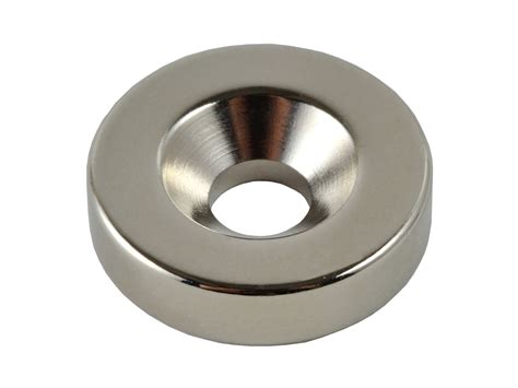 ネオジム磁石 ネオジウム磁石 10個セット 20mm×5mm 皿穴5mm ネジ穴 丸型 超強力 マグネット ボタン型 n35 クリアランスsale 期間限定