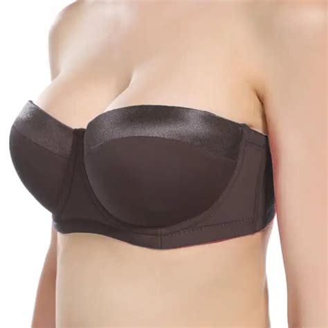 Women Strapless Bra Plus Size 32 46 Bcdddefg Half Cup Multiway Balcontette Bra With Straps