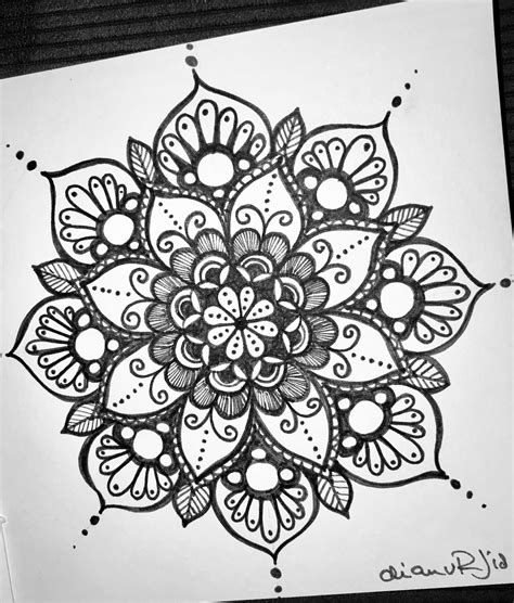 Best 11 40 Beautiful Mandala Drawing Ideas And How To Brighter Craft
