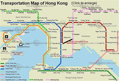 Map Of Hong Kong Public Transport Download Them And Print