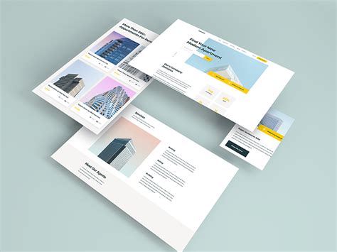 This mockup allows you to perspective your website in different isometric perspectives. Isometric Web Pages Mockup | free psd | UI Download
