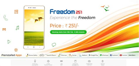 Freedom 251 Worlds Cheapest Smartphone Shipment Starts From 30 June
