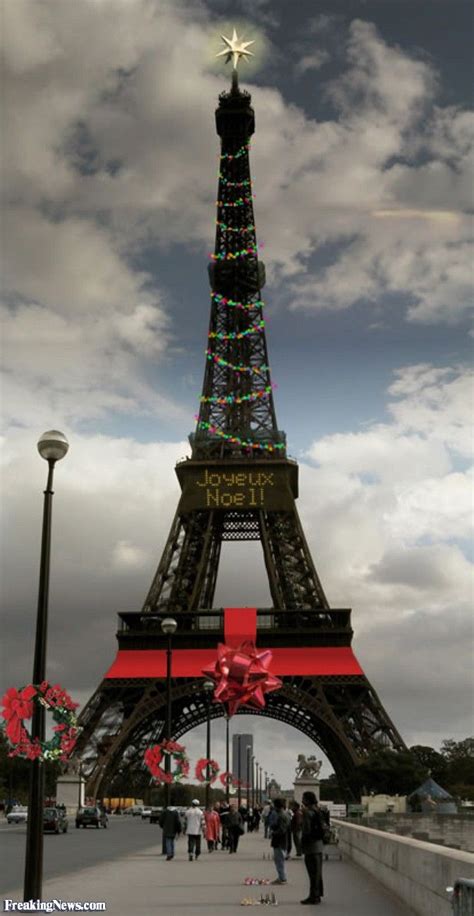 Christmas In Paris Eiffel Tower Tour Eiffel