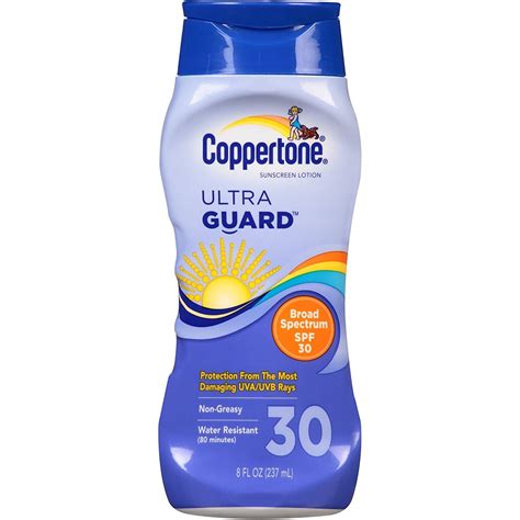 Coppertone Ultraguard Sunscreen Lotion Spf 30 8 Oz