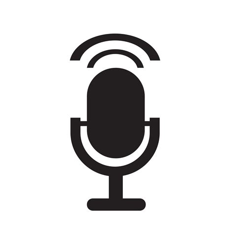 Sign Of Microphone Icon 573760 Vector Art At Vecteezy