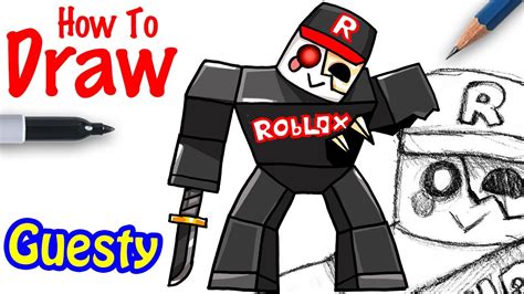 How to Draw Guesty | Roblox - YouTube