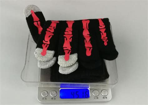 10 Gauge Skeleton Work Gloves Smart Touch Screen Function Free Samples