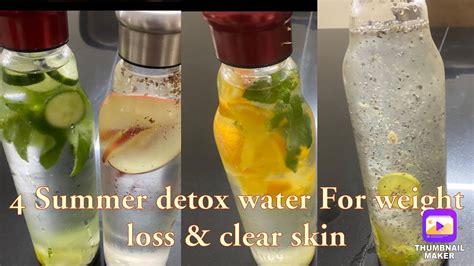 4 Detox Water Recipes For Fast Weight Loss In Hindi Infused Water To