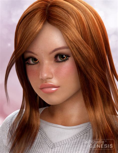 Andrea For Genesis Young Teen Julie Daz 3d