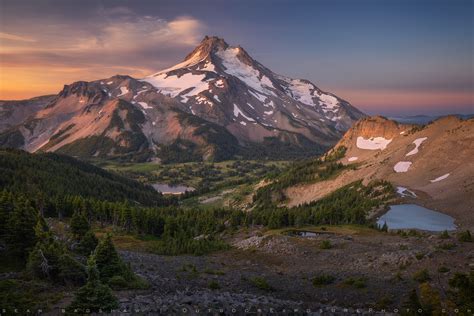 Mount Jefferson Stock Image, Mt. Jefferson Wilderness, Oregon - Sean Bagshaw Outdoor Exposure ...