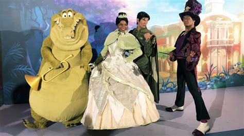 Princess Tiana Naveen Louis And Dr Facilier Meet And Greet At Disney