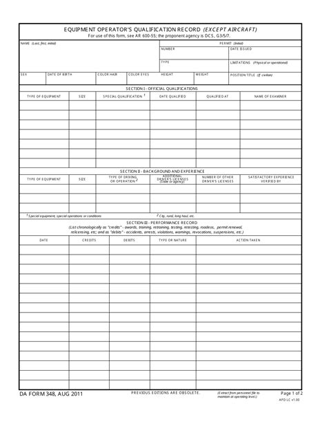 Da Form 348 Fill Out Sign Online And Download Fillable Pdf