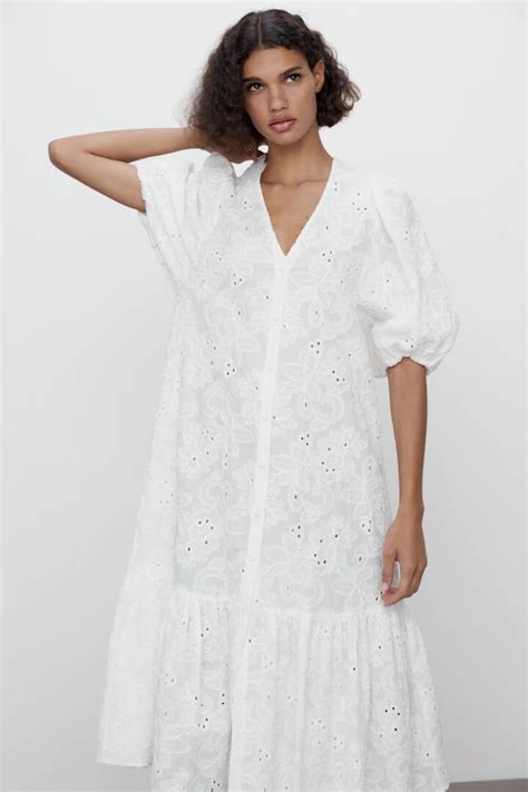 Zara Tiene Los Vestidos Blancos Más Bonitos De La Temporada Que Nos