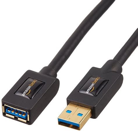 AmazonBasics USB 3 0 A Male To A Female Extension Cable 1 Meter 3 3