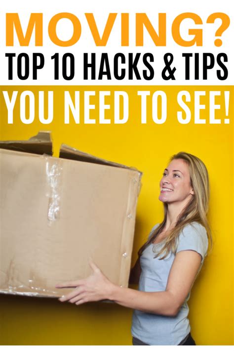 10 Moving Hacks For Packing Tips For Moving And Move In Day Moving