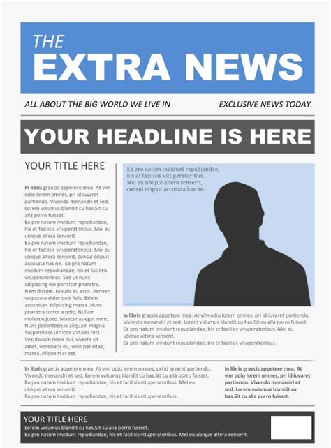 Free Newspaper Templates For Word