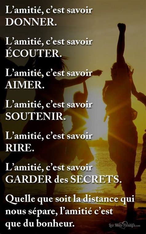 Lamitié Cest Savoir Citation Positive Et Proverbe Positif Les